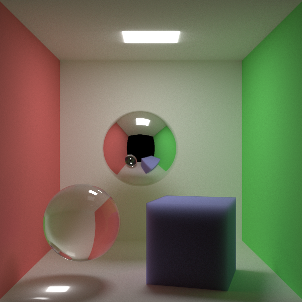 Ray Traced 3D Scene.